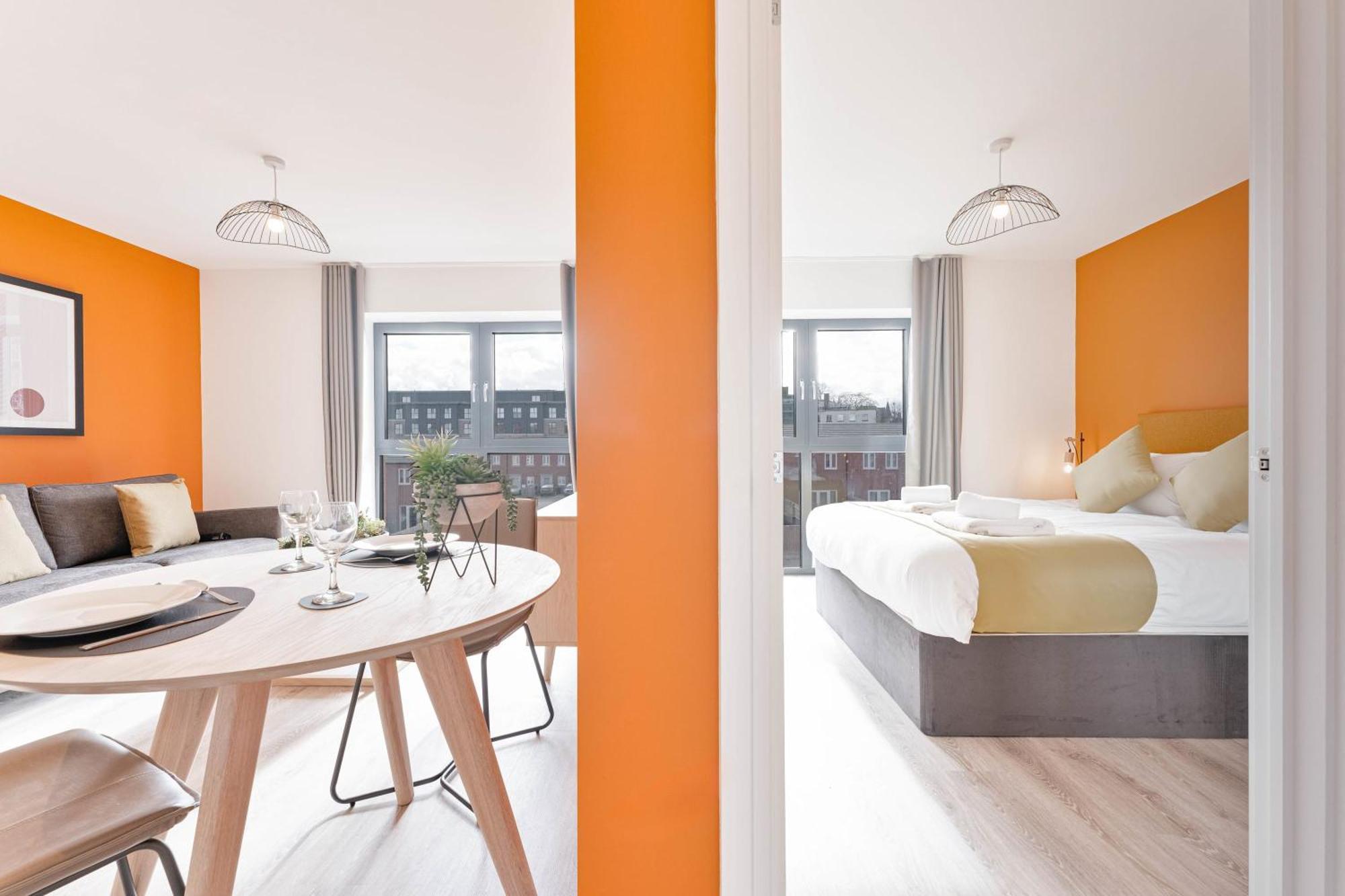 Stayzeni, Hardwick House Derby Modern 1 Bed Flat Ngoại thất bức ảnh